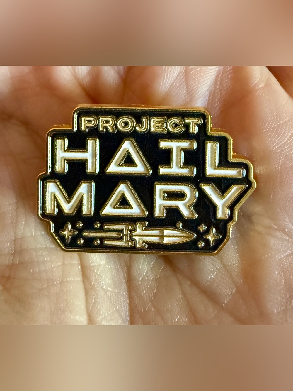 New PROJECT HAIL MARY Enamel Pin Movie Logo Rocky Ryan Gosling High Quality
